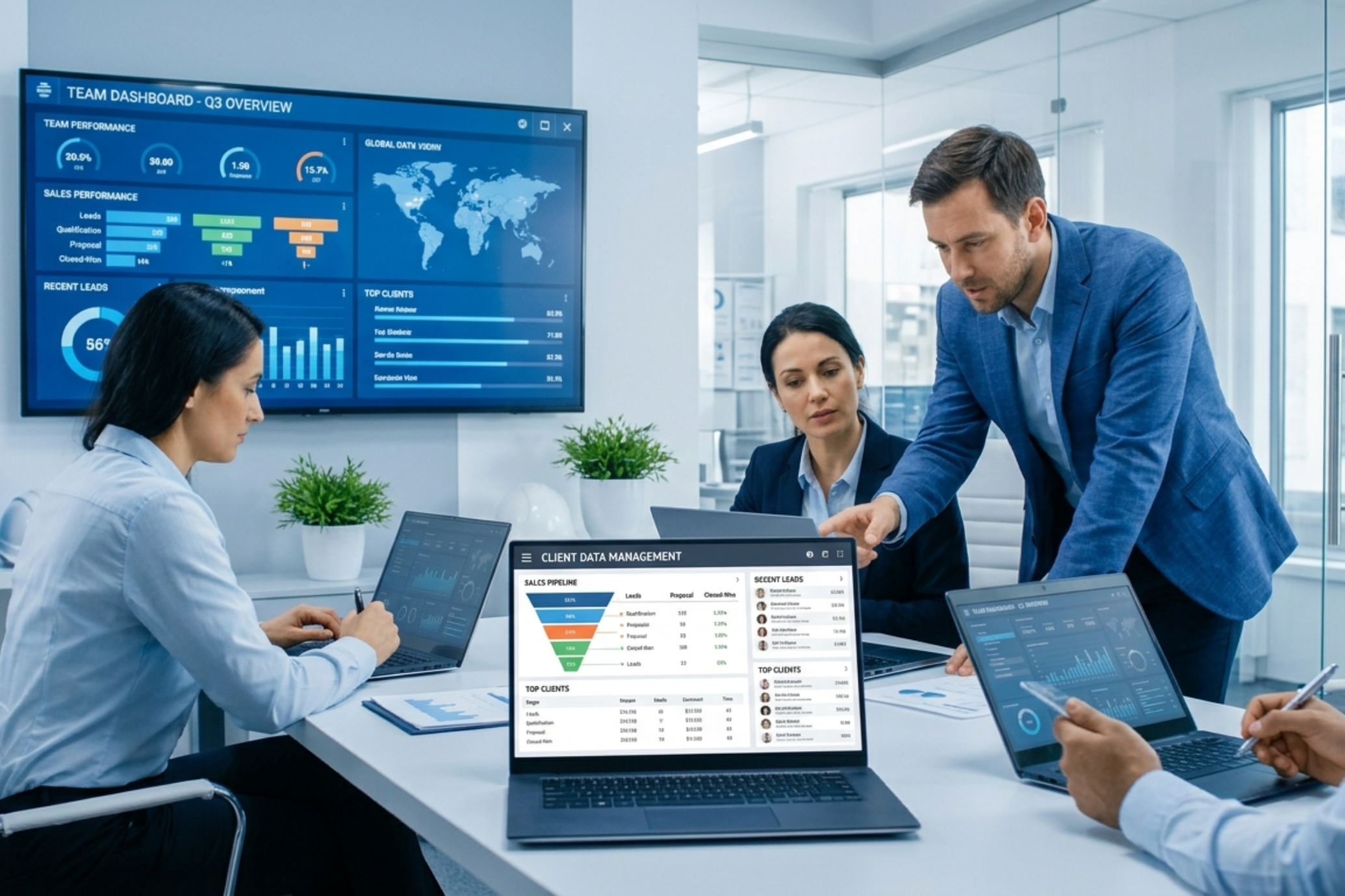 Business Meeting CRM